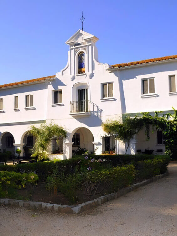 Vista de la Casa Virgen de la Cinta